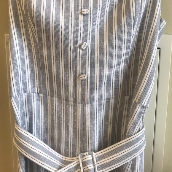 Club Monaco Striped Jumpsuit - Picture 4 of 6